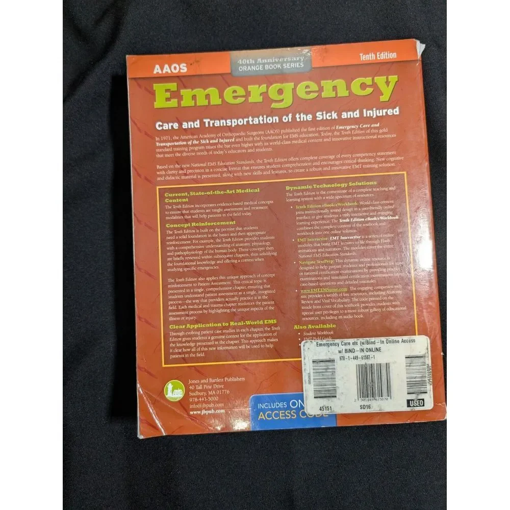 Emergency Care & Transportation Of The Sick & Injured 10th Edition 2011